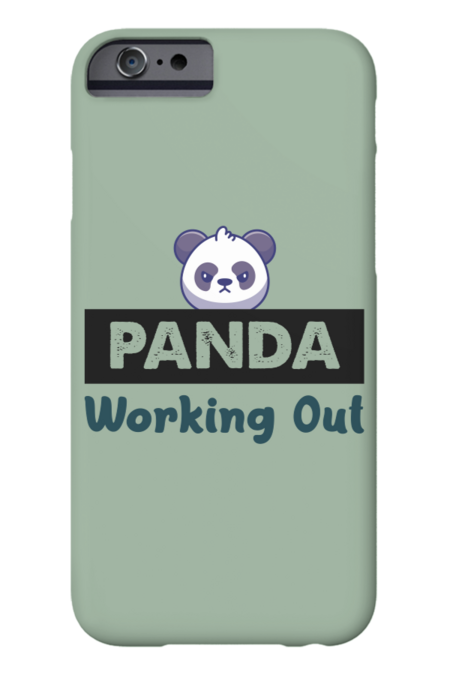 Panda Working Out by roostar87