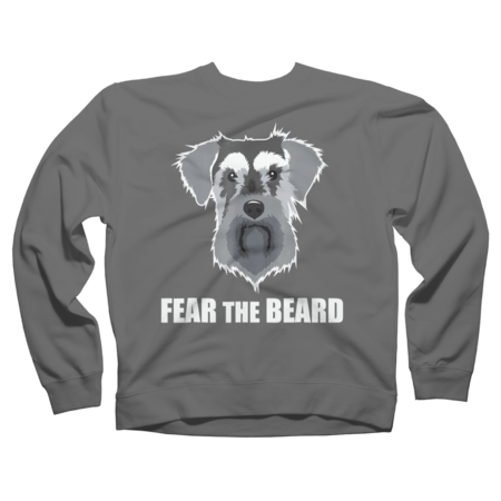 Dog Meme Fear The Beard Mini Schnauzer Dog by filiskunz