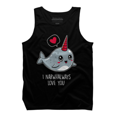Cute Narwhal Valentines Day