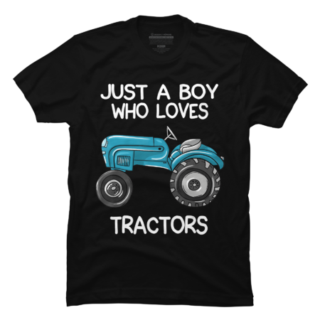 Just A Boy Who Loves Tractors Lover by Mintan