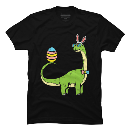 Brontosaurus Bunny Ears Egg Easter Day Dinosaur by HillaryWhite