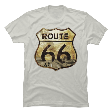 Route 66 - trip with motorcycle by PLOXD