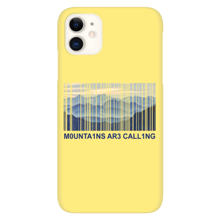 Mountains are calling barcode by gegogneto