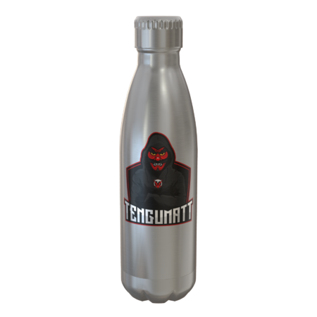 TenguMatt Mascot Logo Stainless Steel Bottle