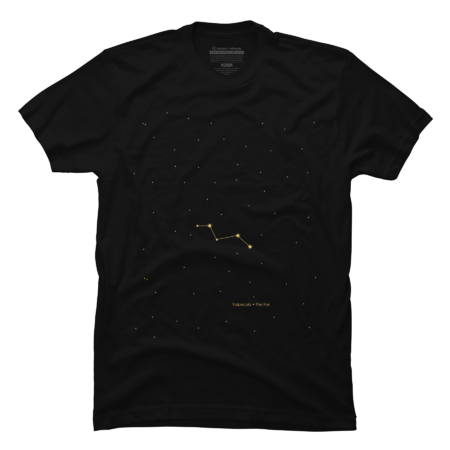 Vulpecula Constellation in Gold