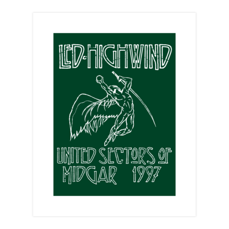 Led Highwind: United Sectors of Midgar 1997 by merimeaux