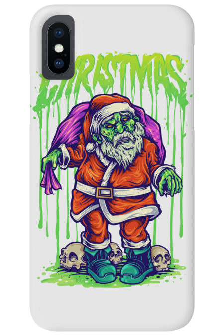 Christmas zombie santa claus by ArtGraris