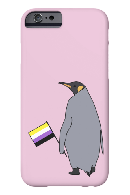 Penguin with Non-Binary Flag by TashaHocking