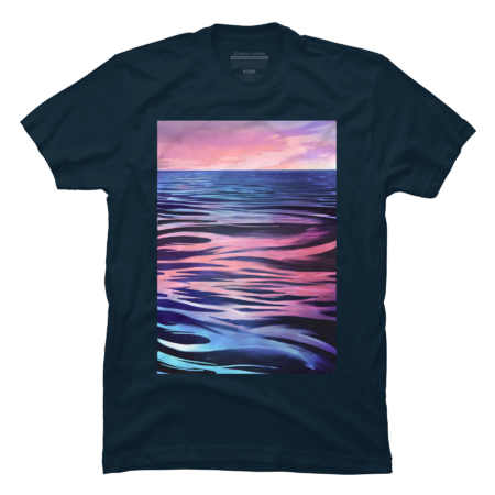Ocean Surface - Pastel Sunset