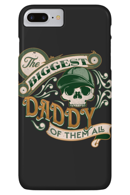 Vintage The Biggest Daddy of Them All Skull in Ball Cap by GulfGal
