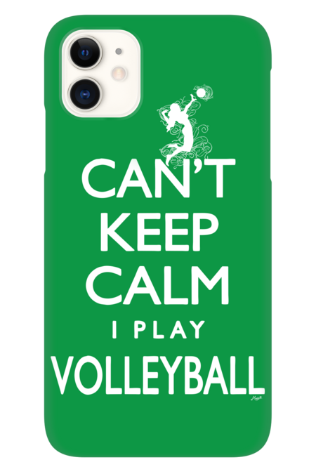 Can't Keep Calm Women's Volleyball by MudgeStudios