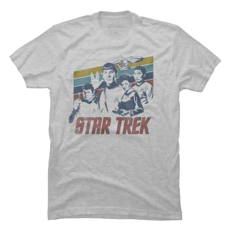 Retro Enterprise Crew  by StarTrek