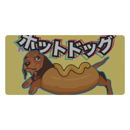 Kawaii dachshund Hot-dog