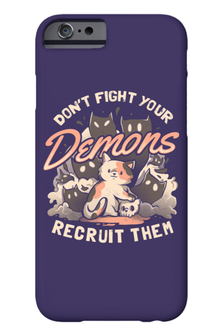 Recruit Your Demons - Cute Evil Cat Gift by EduEly