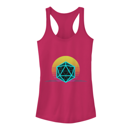 Video Gamer Shirt- Hexagon Sunset Geometry by Pamper
