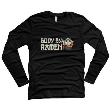 Panda Shirt- Body By Ramen by OrioChocopie