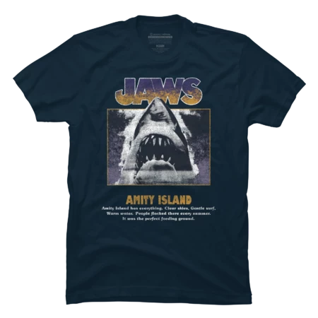 Jaws Distressed Poster 