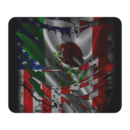 mexican pride  usa grunge flag