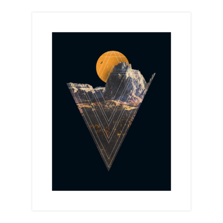 mountain geometric by kiryadi