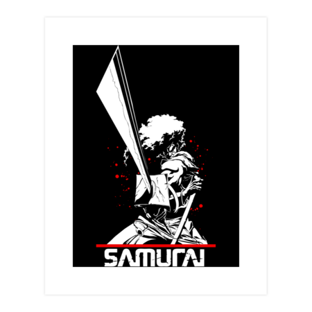 Afro man Samurai