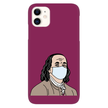 Ben Franklin In Medical Mask by RamyHefny