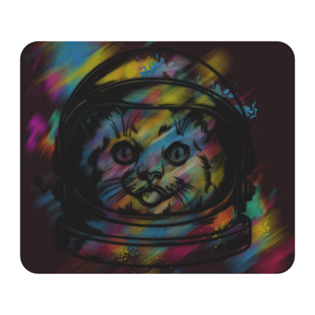 Cat Astronaut Colourfull by Amerta