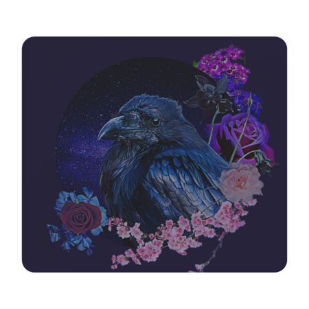 The Raven's Floral Galaxy by VampyreZen