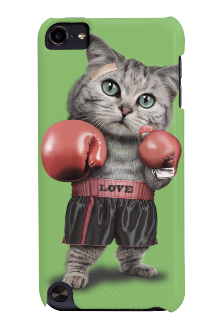BOXING CAT by ADAMLAWLESS