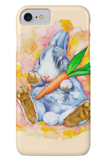 The watercolor bunny by LilianaTikage