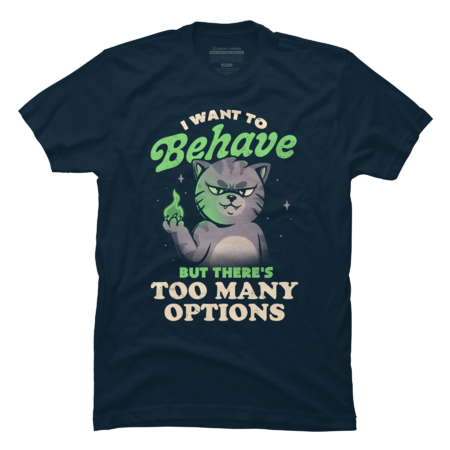 I Want to Behave but There's Too Many Options - Funny Evil Cute