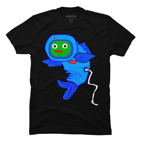 Combat-fishing(R) Fish logo in Space by CombatFish