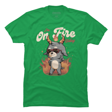 I'm On Fire Today - Funny Evil Creepy Baphomet Gift by EduEly