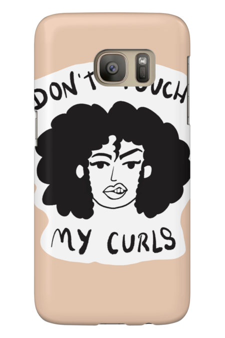 Don’t touch my curls by sarafuentesart