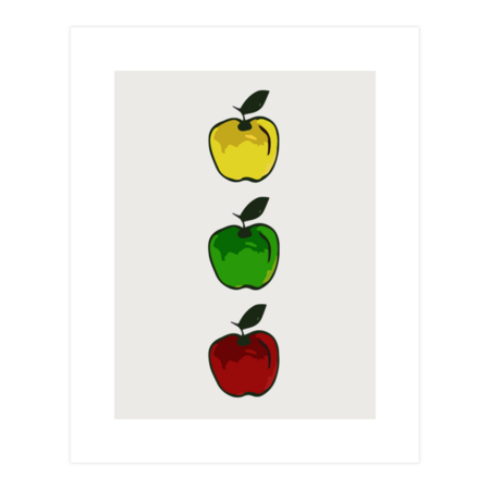 Multicolored apples / Colored Apples / Red Apple + Yellow Apple