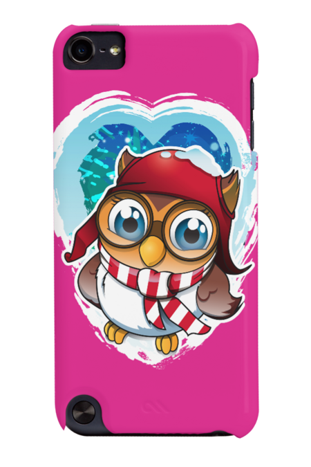 Winter Heart Owl by MargaretGraphics