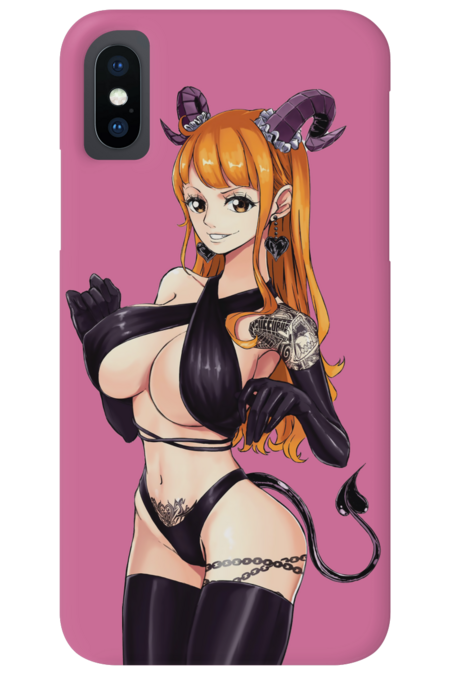 Anime Sexy Nami Succubus Version T-shirt &amp; Accessories by OtakuFashion