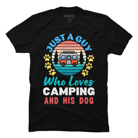 Just A Guy Who Loves Camping And His Dog by hikebubble