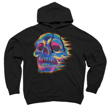 Trippy Colorful Skull