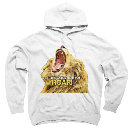 Motivational Quotes Lion - Let the World Hear You Roar by MillionaireQuotes