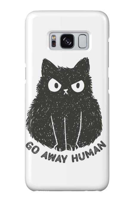 Go Away Human. by SmartPrintsInk