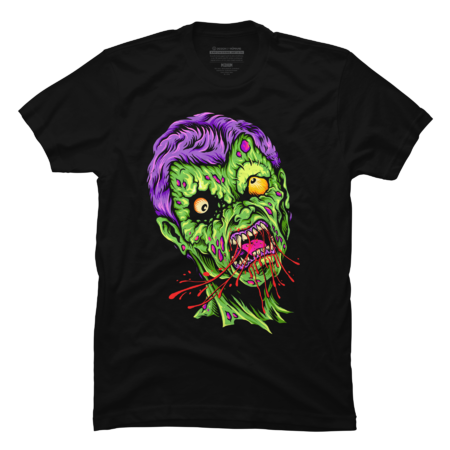 Zombie head blood monster