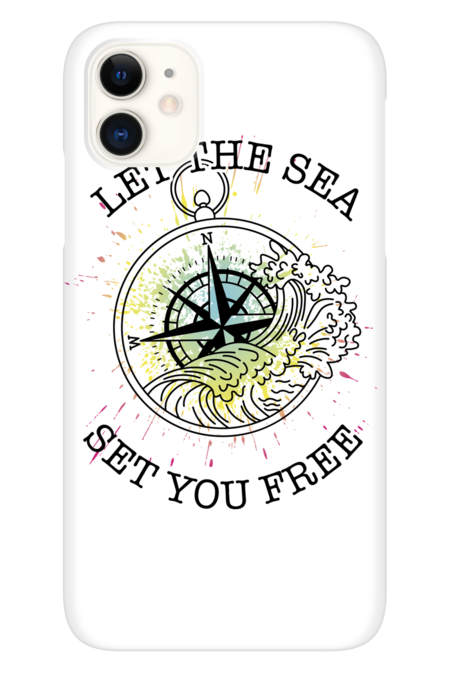Let The Sea Set You Free by SmartPrintsInk