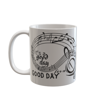 It's a good day serenity quote with musical notes by Esthereradesigns