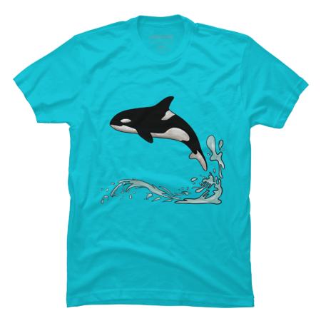 Leaping Orca Whale by reddogbuckeye