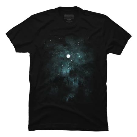Moon and Galaxy (Blue) by Area31Studios