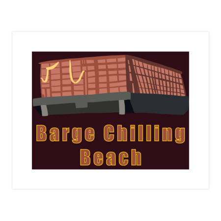 Barge Chilling Beach by VancouverGirl