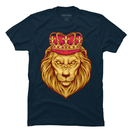 Lion king crown apparel design