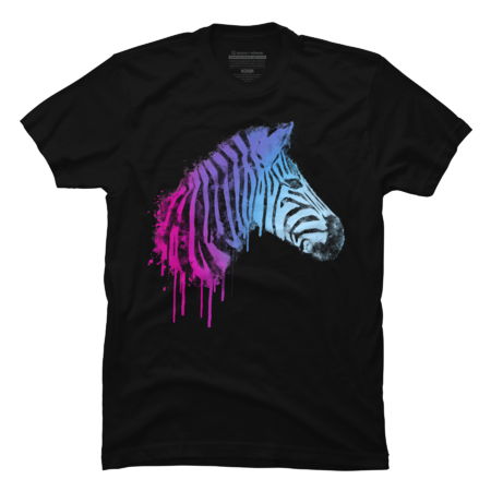 Zebra Watercolor Artsy Gift for Horse Wildlife Riders Safari by Dramabite