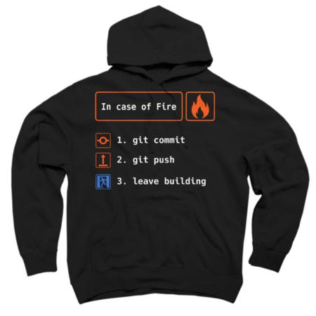 In case of  fire programmer must do it. Black by OpooqOdesign