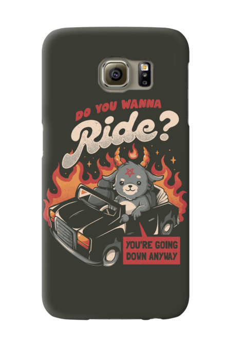 Ride to Hell - Funny Evil Creepy Baphomet Gift by EduEly